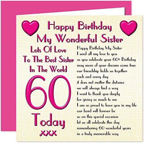 60th Birthday Poems, Happy Birthday Mum Cards, Birthday Card For Aunt, Happy 70th Birthday, Happy 65 Birthday, Birthday Verses, Wishes For Sister, 70th Birthday Card, Birthday Wishes For Sister