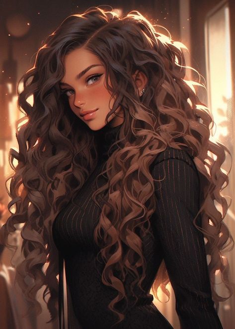 When people show strong interest in me, it shows me how powerful my presence is among them. #stronginterest . #Vampire_Female_Character_Design #Curly_Hair_Oc #Zicxa_Photos #Curly_Hair_Cartoon Curly Cartoon Character, Anime Curly Hair Female, Curly Hair Oc, Curly Hair Anime, Curly Anime, Vampire Female, Anime Curly Hair, Drawn Girls, I Matter