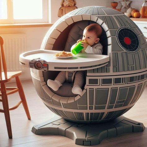 Star Wars House Decor, Nerdy Nursery, Star Wars Room Decor, Baby Seats, Unusual Objects, Modern Baby Room, Nursery Nook, Star Wars Nursery, Star Wars Room