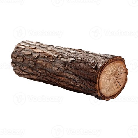 Wooden log as firewood isolated on a transparent background, created with generative AI Log Texture, Log Of Wood, Nature Objects, Kids Clothing Store Design, Royal Status, Wood Objects, Wood Png, Presente Simple, Photoshop Tutorial Graphics