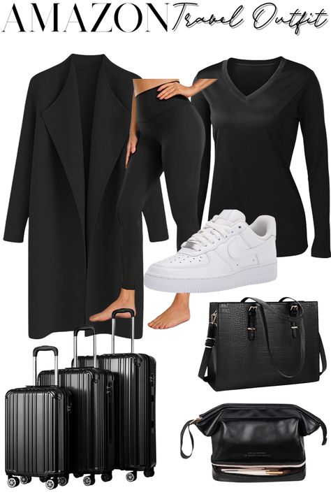 Long Haul Flight Outfit, Domestic Trips, Outfit From Amazon, Marble Caves, Socotra Island, Airport Attire, Flight Outfit, Travel Outfit Plane, Airport Outfits