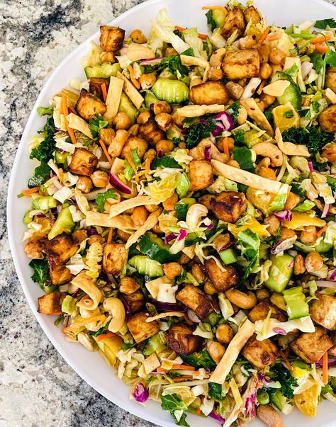 Easy Vegan Asian Salad (2022) Full Guide Vegan Asian Salad, Vegan Taquitos Recipe, Vegan Taquitos, Asian Salad Recipe, Asian Salad Dressing, Salad With Chickpeas, Taquitos Recipe, Vegan Salads, Vegan Asian