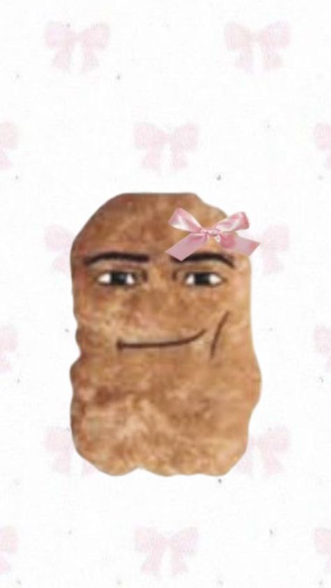 Food Drawings, Chicken Nugget, Man Face, Cute Food Drawings, Brain Rot, Chicken Nuggets, Food Drawing, Male Face, Cute Food