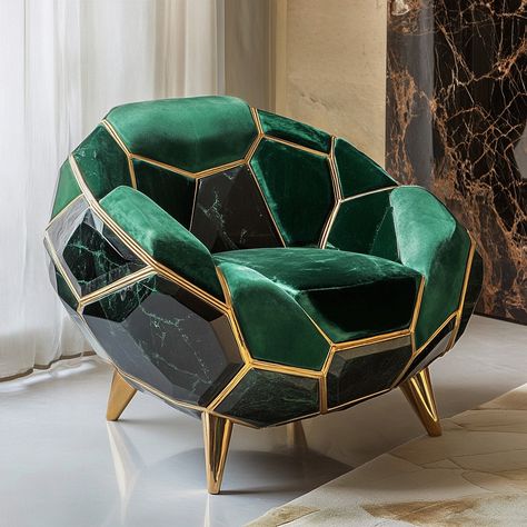 The Emerald Serenity Chair brings the lush beauty of nature into your home with deep green velvet upholstery that mirrors the rich hue of an emerald. Its sleek, curved design and gold-tipped legs add a touch of elegance, making it a perfect statement piece for any room. Curve Design, Velvet Upholstery, Green Velvet, Deep Green, Lush, Natural Beauty, Emerald, Upholstery, Sleek