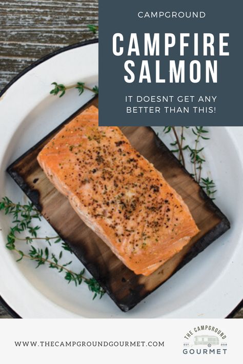 Campfire Salmon, Lemon Pepper Salmon, Camp Ground, Cook Salmon, Fodmap Friendly, Camping Recipes, Local Market, Salmon Recipe, Fresh Chives