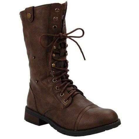 Sweet Beauty terra-01 Women's mid calf combat boot with micro fiber... ($10) ❤ liked on Polyvore featuring shoes, boots, brown mid calf boots, mid-calf boots, mid calf combat boots, mid calf military boots and brown mid calf combat boots Brown Military Boots, Tan Combat Boots, Brown Mid Calf Boots, Calf Length Boots, Army Boots, Awesome Shoes, Tan Shoes, Tan Boots, Combat Boot