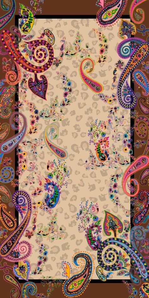 Pakistani Dupatta, Tropical Fabric Prints, Deco Wallpaper, Fabric Print Design, Tropical Fabric, Textile Prints Design, Prints Design, Textile Pattern Design, Art Deco Wallpaper