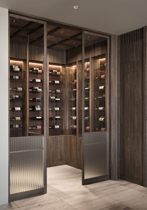 Luigi Rosselli, Home Wine Cellars, Mediterranean Interior, House Redesign, Wine Cellar Design, Cellar Design, Wine Wall, Wine Display, Wine Store