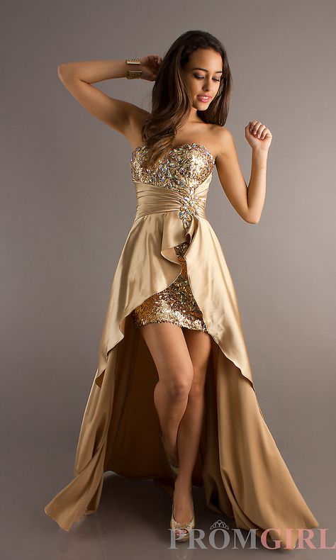 Beaded Dress Short, Prom Dress 2014, Gold Prom Dresses, High Low Prom Dresses, 2014 Dresses, Beauty And Fashion, Gorgeous Gowns, Back Dress, Gold Dress