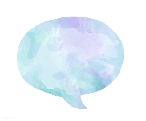 Colorful watercolor speech bubble vector | free image by rawpixel.com Badge Template, Text Bubble, Free Illustration Images, Architecture Tattoo, Colorful Watercolor, Purple Watercolor, Banner Vector, Speech Bubble, Bullet Journal Doodles