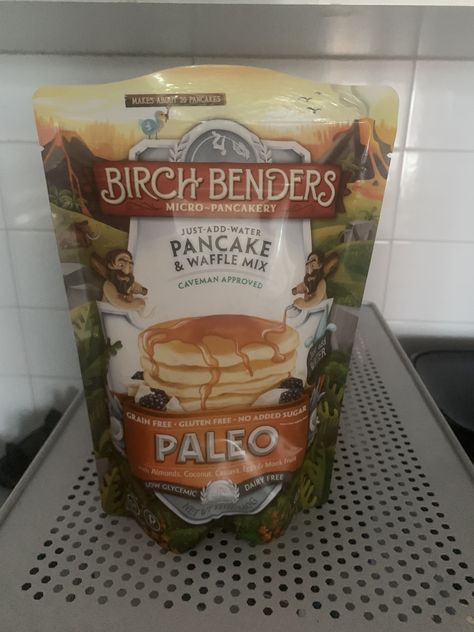 Paleo Pancakes - Birch Benders Pancake & Waffle Mix Review Gluten Free Pancake Mix Recipe, Diy Gluten Free Pancake Mix Easy, Paleo Pancake Mix Recipe, Birch Benders Paleo Pancake Mix Recipes, Simple Mills Pancake Mix Copycat, Vegan Pancake Mix, Gluten Free Pancake Mix, Paleo Pancakes, Pancake Mix Recipes