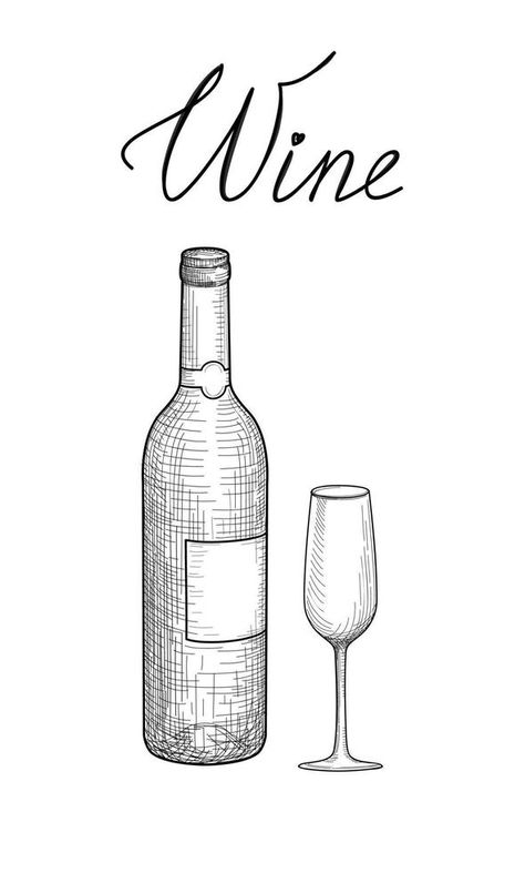 Drink wine set. Cafe menu banner with wineglass drawing retro illustration. Wine-card Utensils sketch. Glassware sign, sign, #sponsored, #Glassware, #sketch, #Ad Wine Glass Sketch, Wine Vector Illustrations, Wine Set, Cafe Menu, Retro Illustration, Wine Drinks, Wine Glass, Cafe, Wine