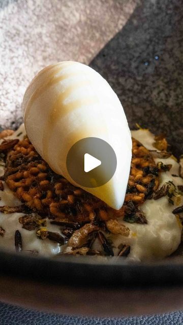 The Staff Canteen on Instagram: "WATCH Michelin-starred Executive Chef, Ollie Bridgwater (@olliebridgwater) create a Japanese rice pudding recipe  This pre-dessert dish is paired with Miso Caramel, Sesame and Sake Ice Cream at SOURCE at Gilpin Hotel (@source.at.gilpinhotel @gilpinhotel)  🔗 Get the full recipe video on The Staff Canteen. Link is in bio!  #michelin #michelinstar #chef #cheflife #chefsofinstagram #thestaffcanteen" Japanese Rice Pudding, Michelin Star Food Recipes Videos, Michelin Star Dessert Recipes, Michelin Star Dessert, Rice Ice Cream, Miso Caramel, Staff Canteen, Michelin Food, Michelin Star Food