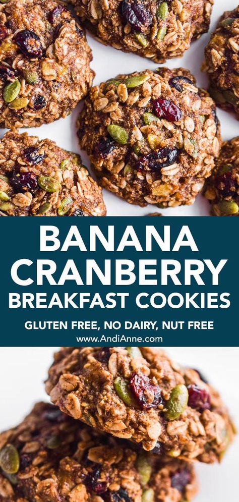 What To Make With Ground Flax Seed, Baking With Flax Seed, Banana Ripe Recipes, Recipes With Ripe Bananas Healthy, Over Ripe Banana Recipes Easy, Recipes Using Ripe Bananas, Cranberry Breakfast Cookies, Ripe Banana Recipes Healthy, Pumpkin Health Benefits