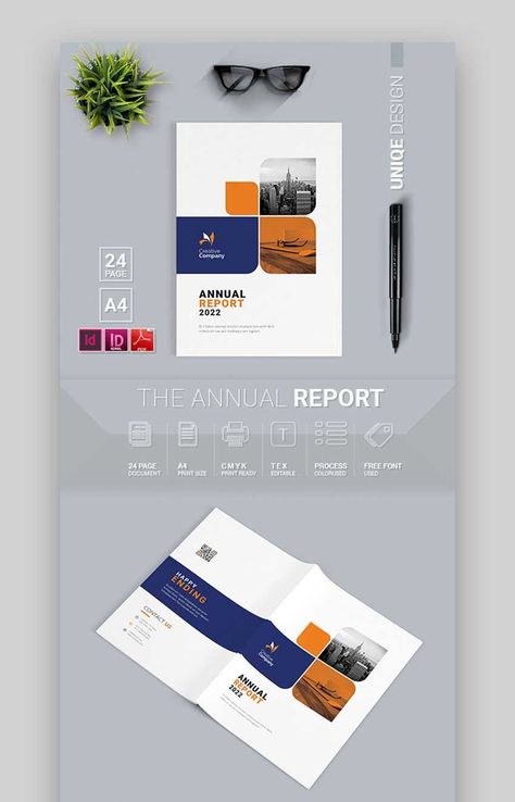 Best Annual Report Template Designs (2022 Financial Year End) Yearly Report Design, Annual Report Design Layout Templates, Catalog Design Ideas, Booklet Design Layout, Annual Report Layout, Financial Year End, Report Layout, Brochure Design Layouts, 보고서 디자인