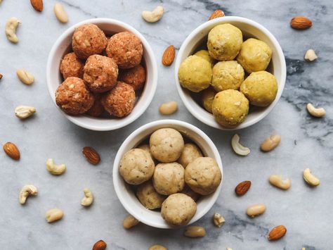 3 Savory Energy Ball Recipes for On the Go Snacking Healthy Salty Snacks, Energy Bite, Low Fat Snacks, Ball Recipes, Energy Bites Recipes, Vegan Snack Recipes, Energy Ball Recipe, Falafels, Healthy Vegan Snacks