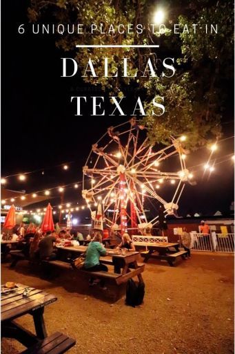 Six unique places to eat in Dallas Texas | #simplywander #dallas #texas Best Places To Eat In Dallas Texas, Things To Do In Dallas Texas, Weekend In Dallas, Dallas Things To Do, Dallas Travel, Texas Restaurant, Dallas Restaurants, Texas Bucket List, Texas Adventure