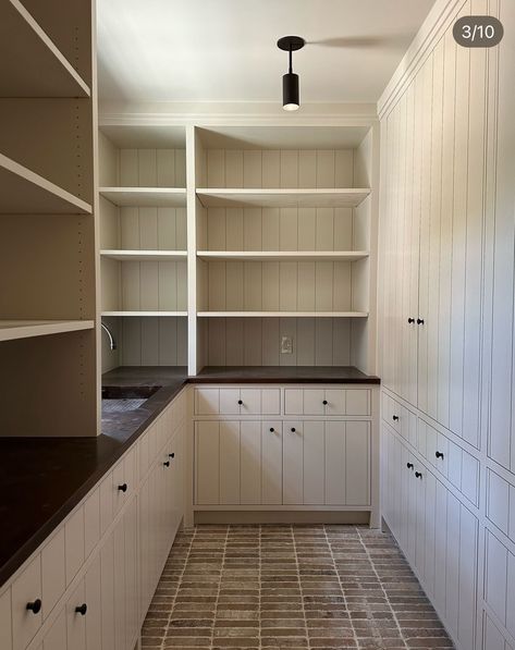 Pantry Inspiration, Dirty Kitchen, Modern Remodel, Mudroom Laundry Room, Timeless Interior, Amber Lewis, Cabinetry Design, Long Story, Laundry Mud Room