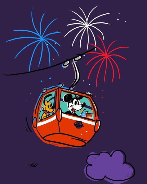 Will Gay | Happy 4th! From the Skyliner . . . #skyliner #mickeymouse #mickey #pluto #mickeyandpluto #plutothedog #disney #4thofjuly #july4th… | Instagram Disney Skyliner, Wallpaper Snoopy, Random Products, Disney Nerd, Snoopy Wallpaper, Disney Posters, Disney Artwork, Watch Wallpaper, Apple Watch Wallpaper