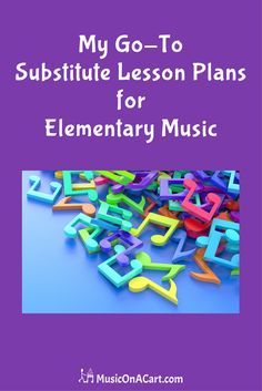 My go-to music lesson activity for substitute lesson plans. | www.MusicOnACart.com Music Teacher Ideas Lesson Plans, Substitute Music Lesson Plans, Elementary Music Art Projects, Music Class Ideas For Elementary, Music Substitute Plans, Lesson Plans For Elementary, Supply Teacher, Music Lesson Plans Elementary, Lesson Activities