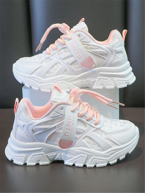 1 Pair Kids' Casual Breathable Chunky Sneakers With Soft SoleI discovered amazing products on SHEIN.com, come check them out! Pink Kids, Chunky Sneakers, Kids Sneakers, Casual Girl, Sports Equipment, Amazing Products, All Fashion, Sneakers Fashion, Kids Shoes