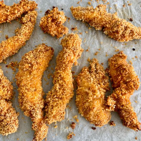 Low Sodium Fried Chicken, Gluten Free Chicken Tenders, Low Sodium Bread, Chicken Strips Recipe, Creamy Honey Mustard, Crispy Chicken Strips, Low Sodium Recipes Heart, Iron Foods, Sodium Foods