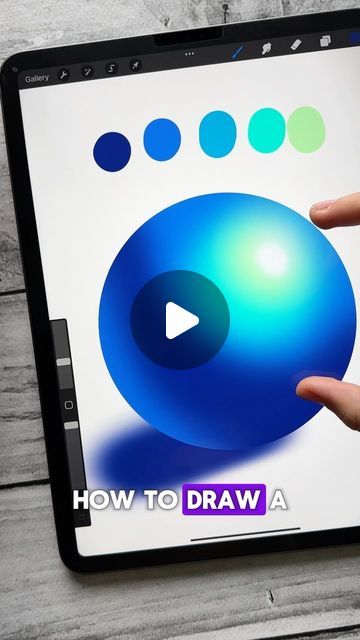 Tools for Procreate | Brushes for digital art on Instagram: "How to draw a 3D ball?" Digital Drawings Easy, Procreate Classes, Draw 3d, Procreate Ipad Tutorials, Drawing Procreate, Ipad Tutorials, Procreate Drawing, Procreate Tutorial, Procreate Ipad