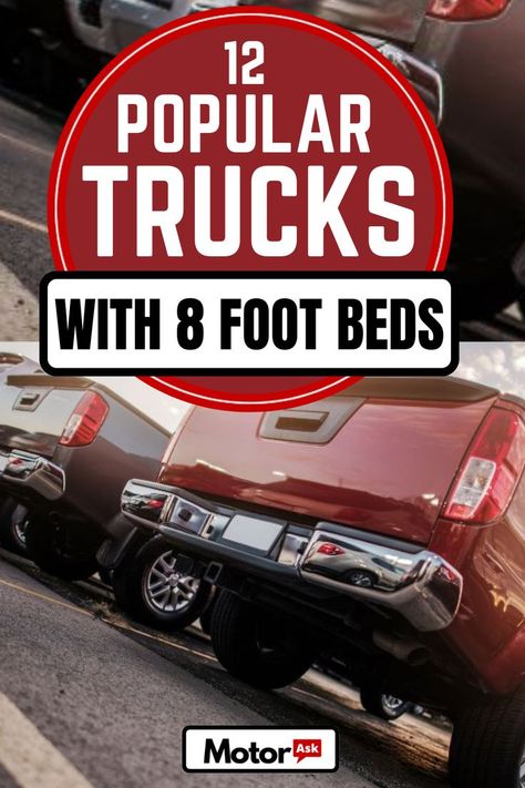 12 Popular Trucks With 8-Foot Beds (With Pictures) Ram 2500 Accessories, 2023 Ram 2500, Compact Trucks, Chevrolet Silverado 2500hd, Jeep Parts, Ford Raptor, Ford Super Duty, Nissan Titan, Sierra 2500