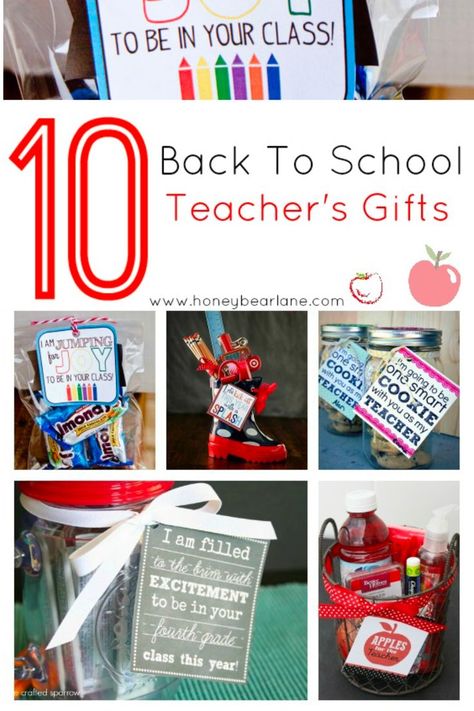 With summer almost over and back-to-school just around the corner, have you thought of a gift for your kid's teachers?  We appreciate our teachers and all the hard work they do! So here are 10 Back to School Teacher Gift Ideas.Teacher appreciation gifts. First day of school gifts for teachers. School Gifts For Teachers, First Day Of School Gifts, School Survival Kits, Teacher Gift Ideas, Teacher Apple, School Survival, School Teacher Gifts, Jumping For Joy, Back To School Activities