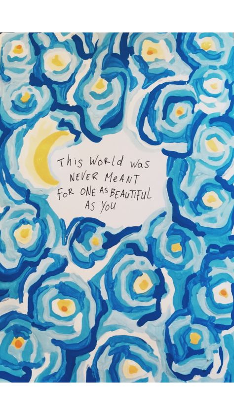 Starry Starry Night Lyrics, Starry Starry Night Song, Starry Night Quotes, Starry Night Picture, Starry Night Poster, Aura Azul, Starry Night Wallpaper, Night Meaning, Nights Lyrics