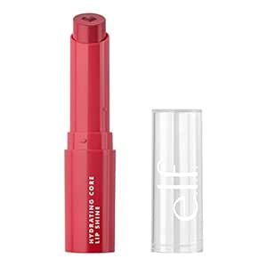 e.l.f. Hydrating Core Lip Shine, Lip Balm For A Sheer Tint Of Color & Soft Shine, Infused With Moisturizing Vitamin E, Vegan & Cruelty-Free, Lovely Hydrating Core Lip Shine, Lip Shine, Christmas List, Vitamin E, Lip Balm, Cruelty Free, The Balm, Vitamins, Moisturizer