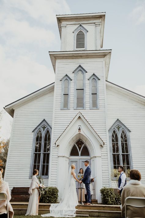 Outdoor Chapel Wedding Ceremony | Classic Fall Wedding Ceremony | Neutral Colour Palette | Wedding Ceremony | Perfectly Designed Events | Heartwood Images | London, Ontario | Cranberry Creek Gardens Little Chapel Wedding, Outdoor Church Wedding, Winter Wedding Chapel, Pretty Place Chapel Wedding Fall, Family Chapel, Colour Palette Wedding, Sure Thing Wedding Chapel, Cranberry Creek Gardens Wedding, Chapel Wedding Ceremony