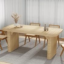 Wood Kitchen Table, Table For Dining Room, Kitchen Table Wood, Minimalist Vibe, Natural Living Room, Simple Kitchen, Wooden Dining Tables, Modern Dining Table, Wooden Kitchen