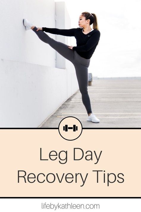 Leg day can be tough. But the day after is definitely tougher.  Recover the right way with these tips. #legday #gym #homegym #recovery #tips #workout #women #howto #motivation #DOMS Glute Isolation Workout, Workout Women, Leg Day Workouts, After Workout, Workout Moves, Leg Day, The Day After, Workout Guide, Biking Workout