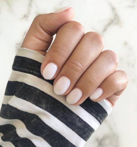 Clean short Oval / Almond nails OPI Funny Bunny Gel color #opi #gelnails #funnybunny Short Gel Nails Oval Shape, Oval Shaped Short Nails, Short Oval Nails Fall, Short Almond Shaped Nails, Oval Acrylic Nails, Short Oval Nails, Rounded Acrylic Nails, Nails Opi, Almond Gel Nails