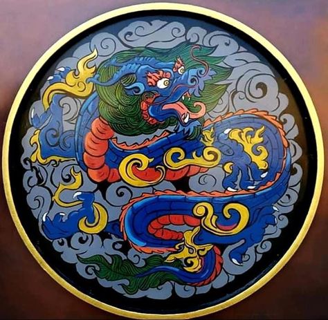 Mongolian Dragon, Japanese Demon Tattoo, Tibet Art, Japanese Demon, Aluminum Foil Art, Demon Tattoo, Foil Art, Carving Art, Wood Carving Art