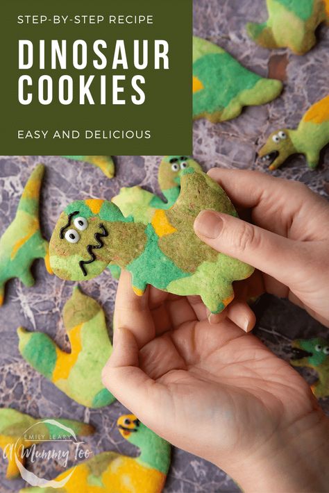 Shaped Cookies Recipe, How To Make Crisps, Dinosaur Cookies, Ingredient Labels, Dinosaur Baby Shower, Cookies For Kids, Bday Girl, Easy Cookie Recipes, Shaped Cookie