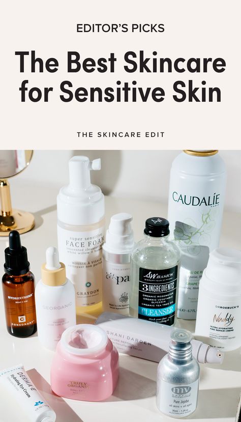 Sensitive Skin Cleanser, Best Cleanser For Sensitive Skin, Face Cream For Sensitive Skin, Fragrance Free Makeup, Gentle Skincare, Fragrance Free Skin Care, Products For Sensitive Skin, Skincare For Sensitive Skin, Sensitive Skin Care Routine