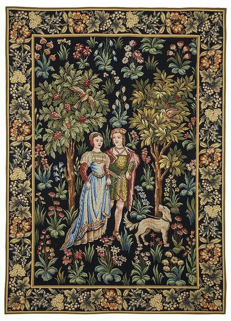 Embroidery Tapestry, Antique Tapestry, Medieval Embroidery, Medieval Artwork, Medieval Aesthetic, Medieval Paintings, Medieval Tapestry, Medieval Manuscript, Poster Retro