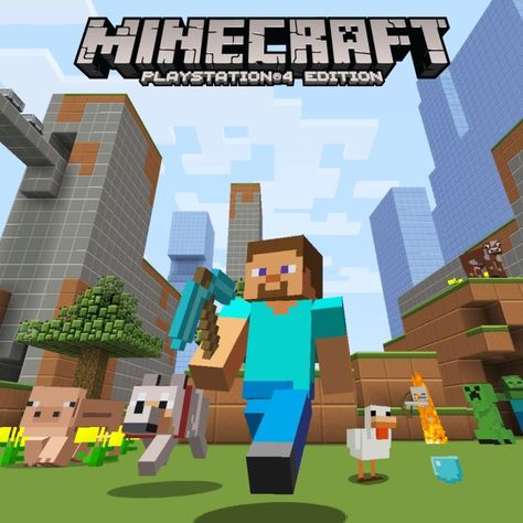 Minecraft: PlayStation 4 Edition - Minecraft Plastic Texture Pack PlayStation 4 Front Cover Minecraft Cover, Minecraft Ps4, Minecraft Forge, Plastic Texture, Minecraft Anime, Minecraft Pocket Edition, Food Dog, Minecraft Games, Minecraft Survival