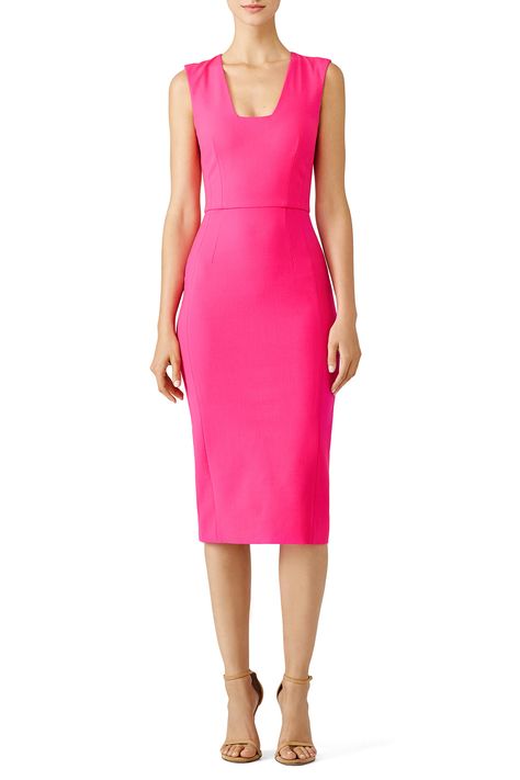 Pink Sheath Dress, Pink Dress Short, Antonio Berardi, Fuschia Pink, Rent The Runway, Sheath Dress, Fashion Ideas, Pretty In Pink, Pink Dress