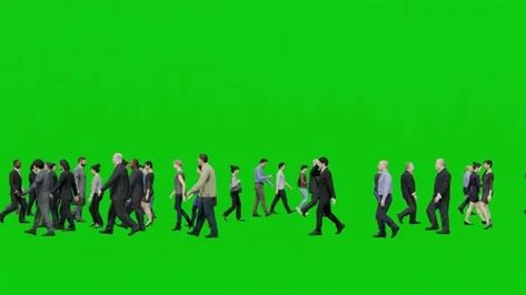 3D crowd walking on green screen background chroma key, Isolated group of people for interior and exterior scenes,Visual effect 3d animation for visualization. Crowd Walking, Free Cartoon Characters, Free Android Wallpaper, Youtube Ideas, Village People, People Walking, Screen Background, Green Screen Backgrounds, Free Cartoons