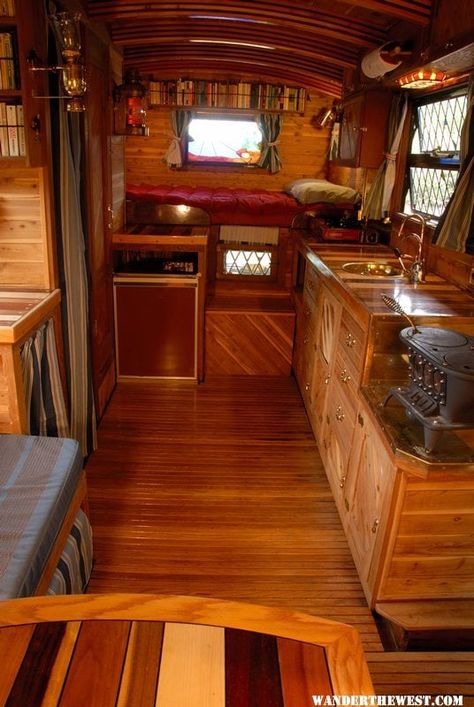 Converted Camper, Teardrop Camper Interior, Toyota Camper, Cozy Camper, Travel Trailer Decor, Converted Vans, Wohne Im Tiny House, Rv Travel Trailers, Trailer Decor