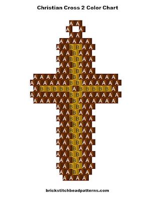 Free Christian Cross 2 Earring Brick Stitch Bead Pattern Labeled Color Chart Stitch Bead Pattern, Seed Bead Projects, Seed Bead Jewelry Patterns, Native Beading Patterns, Beadwork Tutorial, Beaded Earrings Diy, Bead Projects, Brick Stitch Pattern, Melting Beads