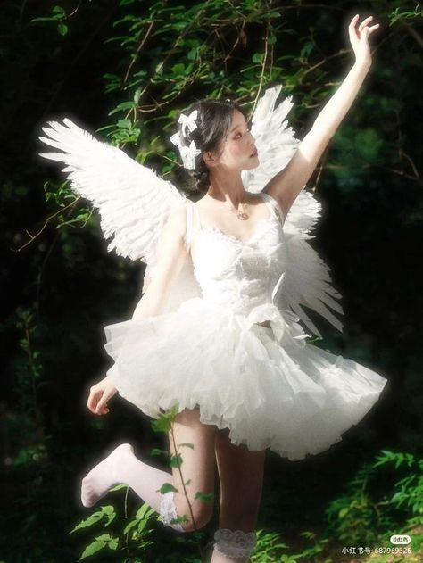 Angelcore Outfits, Botanical Garden Photo Shoot, Debut Party, Debut Photoshoot, Fairy Photoshoot, Black Bratz Doll, Tears In Heaven, Ballet Poses, Dreamy Photography