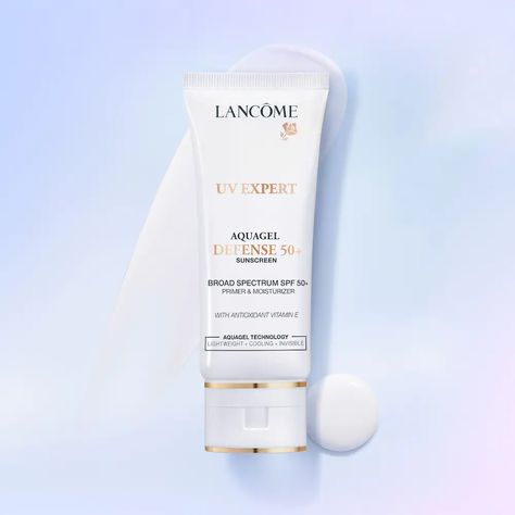 UV Expert Aquagel Defense Sunscreen, Primer & Moisturizer Broad Spectrum SPF 50 - Lancôme | Sep Sunscreen Primer, 50 Words, Lightweight Moisturizer, Facial Sunscreen, How To Apply Foundation, Oily Skin Care, Moisturizer With Spf, Broad Spectrum Sunscreen, Skin Care Gifts