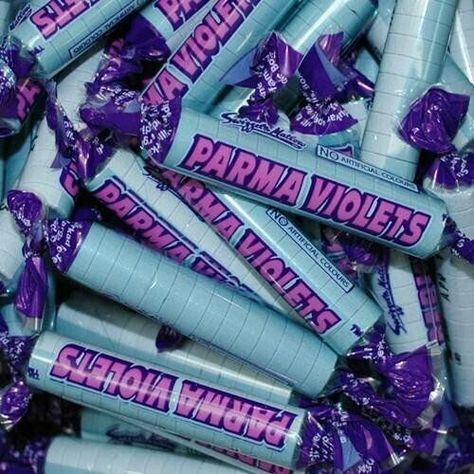 80s Sweets, Penny Sweets, Old Sweets, Old Fashioned Sweets, British Sweets, Violet Aesthetic, Parma Violets, Retro Sweets, Childhood Memories 70s