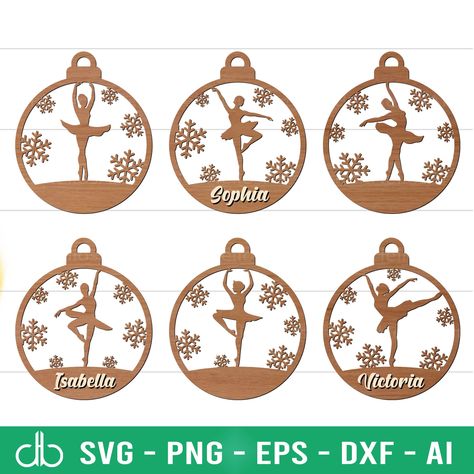 Ballerina Christmas Baubles Ornaments SVG, Ballet Baubles SVG, Christmas Dancer SVG, Personalized Christmas, Custom Name Christmas Dance by BenHeliosArts on Etsy Diy Ballerina Ornaments, Christmas Ballerina, Ballerina Christmas, Dance Ornaments, Ballerina Ornaments, Christmas Dance, Bauble Ornaments, Name Christmas, Christmas Custom