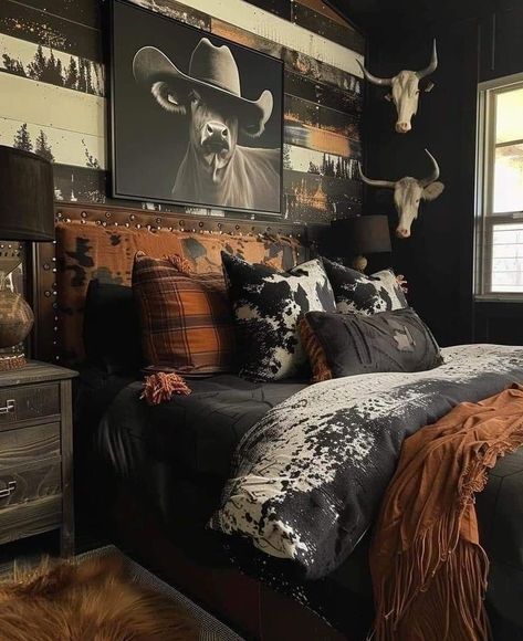 Cowboy Bedroom, Cowboy Room, Cowgirl Room, Country Bedroom Decor, Western Bedroom Decor, Ranch House Decor, Western Rooms, Western Bedroom, Perfect Bedroom