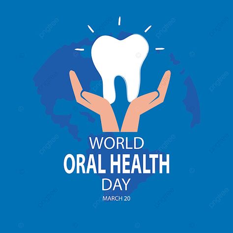 Oral Health Day Poster, World Oral Health Day Poster, Health Day Poster, World Oral Health Day, Dentistry Design, Dental Posts, Android Development, Dental Posters, World Health Day